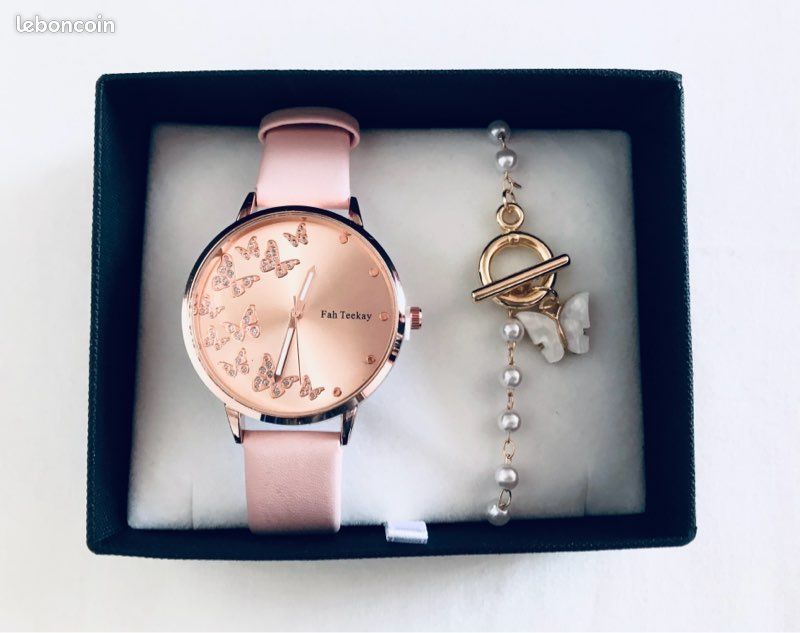 Parure montre et bracelet 🦋 Montres Bijoux