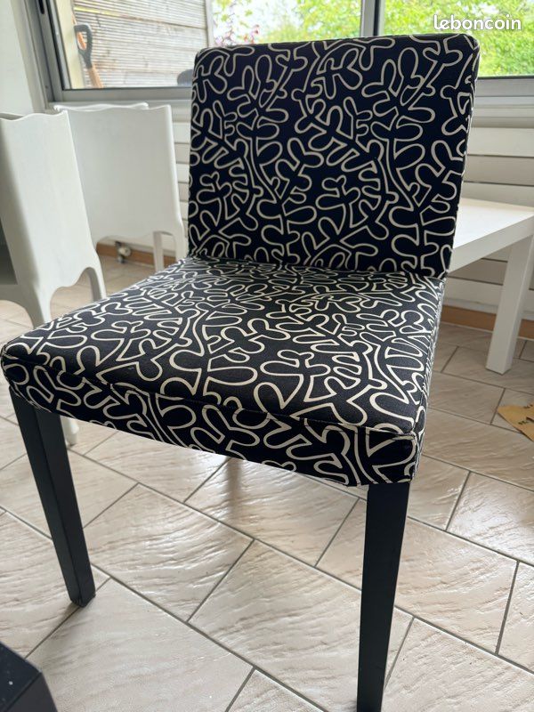 Vends 5 chaises déhoussables IKEA (image 1)