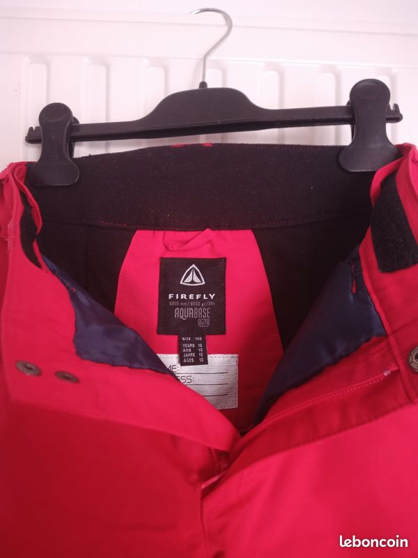 Pantalon ski snowboard firefly enfant 10 ans rouge Sport Plein air