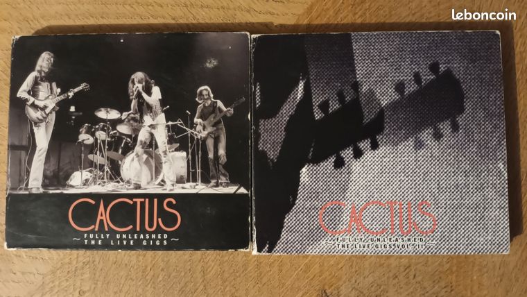 Lot 2 double CD. Cactus. Fully Unleashed The Live Gigs. Vol 1 et 2 - CD -  Musique