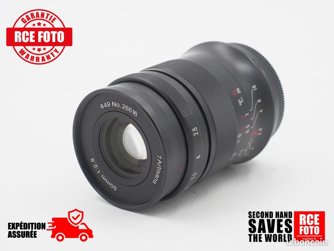 7Artisans 60mm f2.8 macro Fuji (Fujifilm) (image 2)
