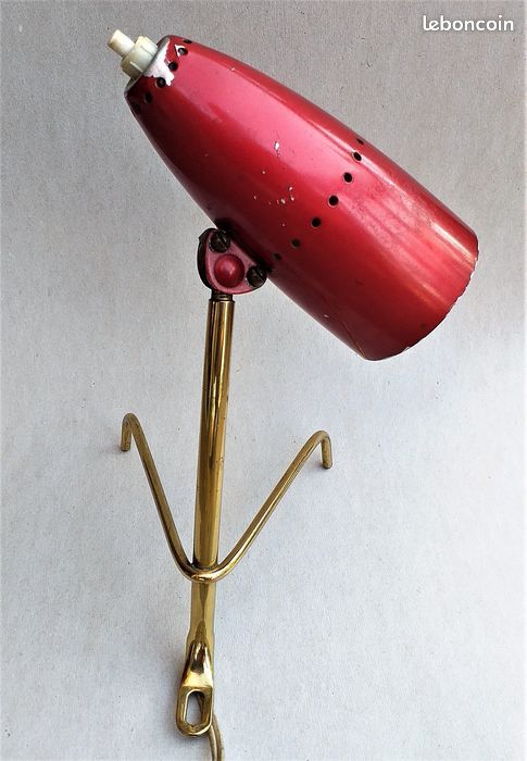 Lampe de Table Vintage • Applique • Cocotte • Rupert Nikoll • 1950 (image 3)
