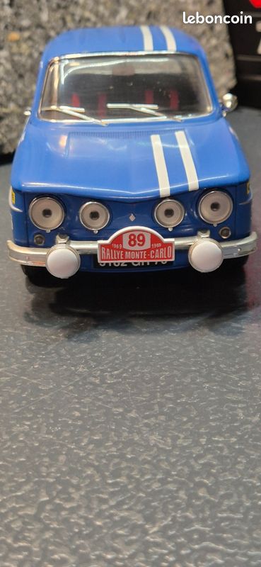 AO977 SOLIDO RACING 1/18 RENAULT 8 GORDINI 1967 RALLYE MONTE CARLO #89 Ref 9014