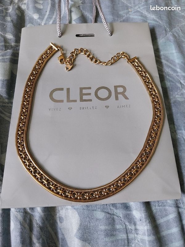 Collier Acier Or (image 2)
