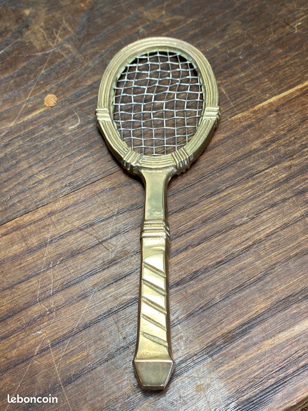 Presse Raquette De Tennis Ancien - STADIUM LONDON - Bois Massif - Années 30-40