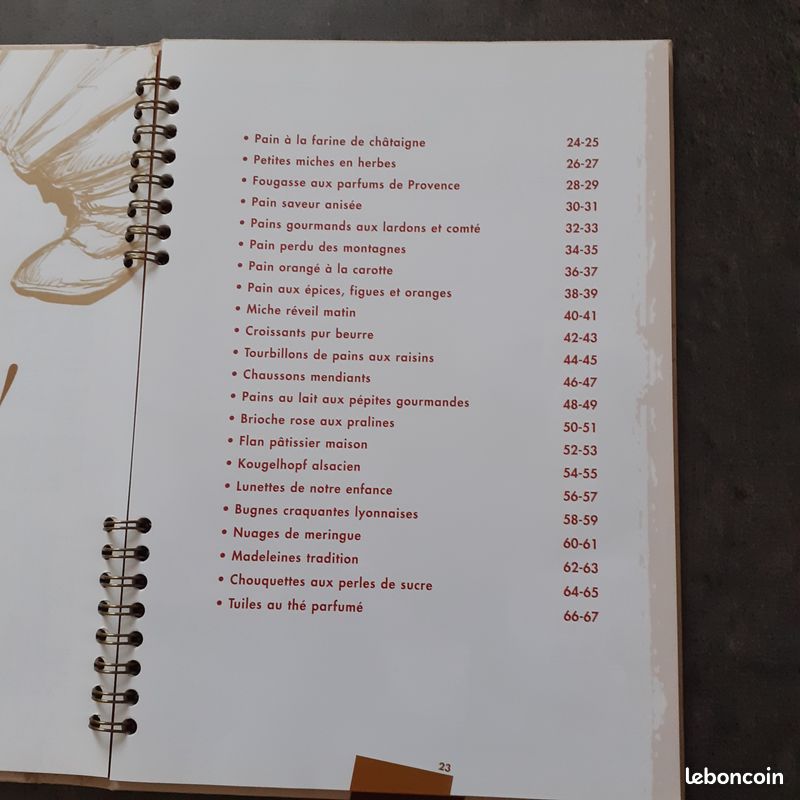 Livre de recettes "Mon boulanger" - La cuisine des métiers (image 2)