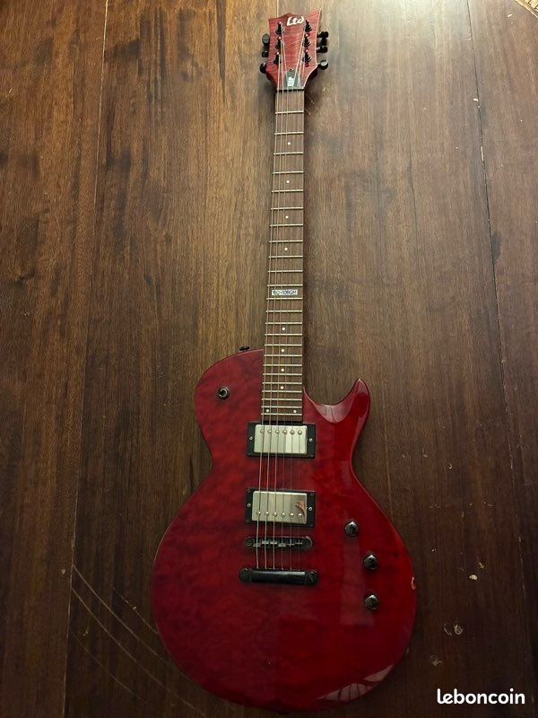 Guitare LTD EC-100QM équipée Gibson – Son puissant rock/blues (image 2)
