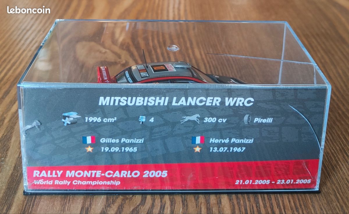 Altaya 1/43 Scale AL29319K - Mitsubishi Lancer WRC - Monte Carlo Rally 2004