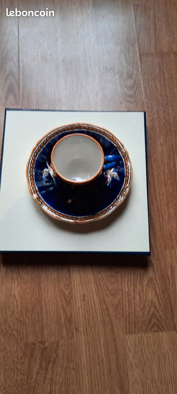 Tasse gien bleu renaissance (image 1)