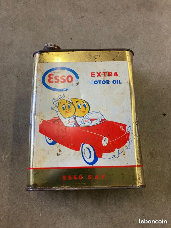 Bidon d’huile Esso vintage (image 1)