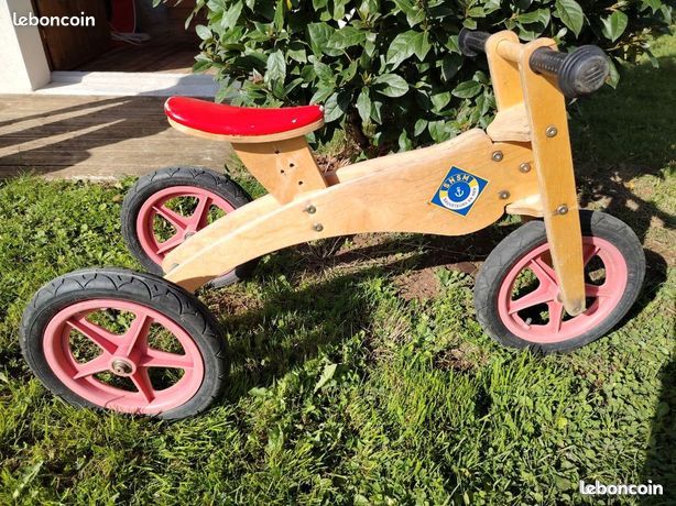 Draisienne en bois 3 roues (image 5)