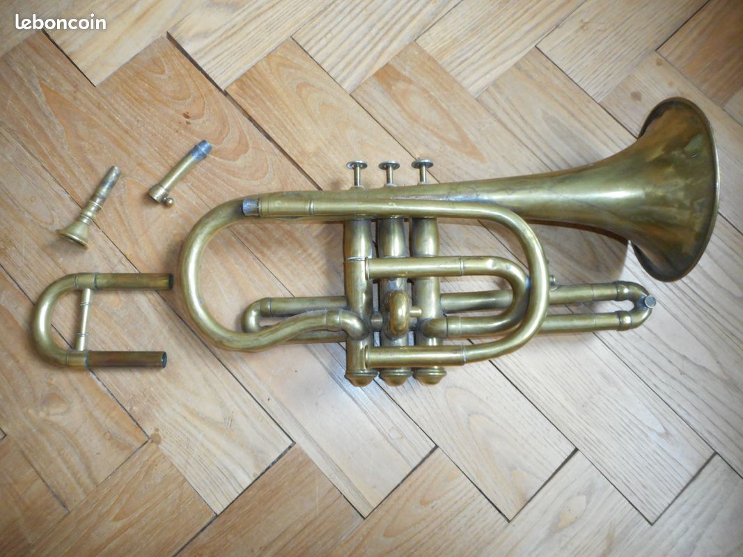 CORNET à PISTONS ancien rare marque du 19ème (image 5)