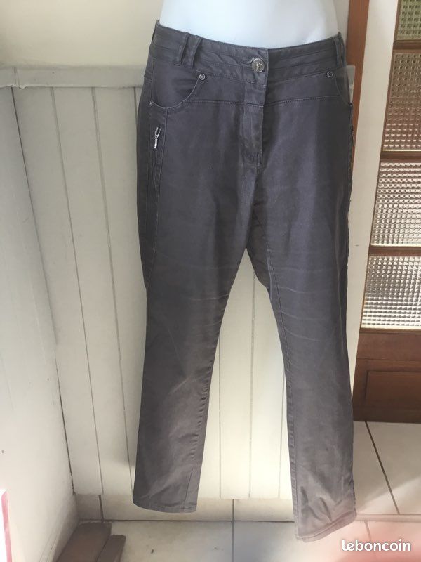 Pantalon femme toile marque élira taille 38 (image 1)
