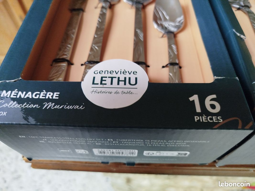 Couvert Geneviève LETHU - Arts de la table