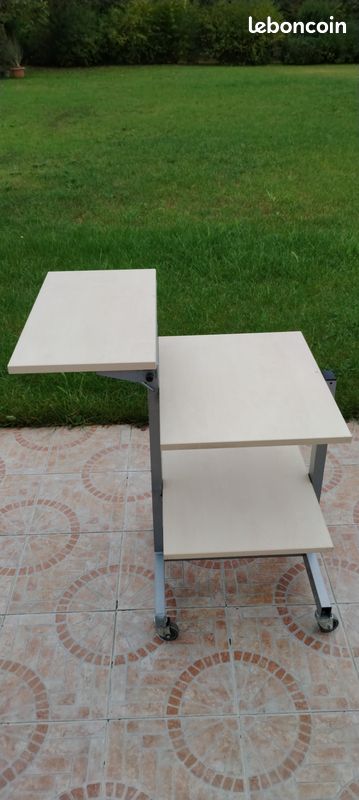 Table Chariot 4 roulettes + étagère amovible (image 2)