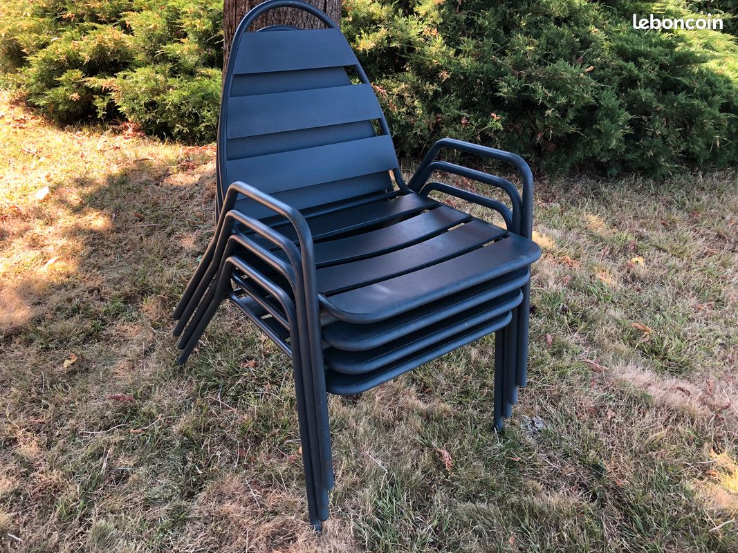 4 Fauteuils extérieurs + 8 coussins (image 3)