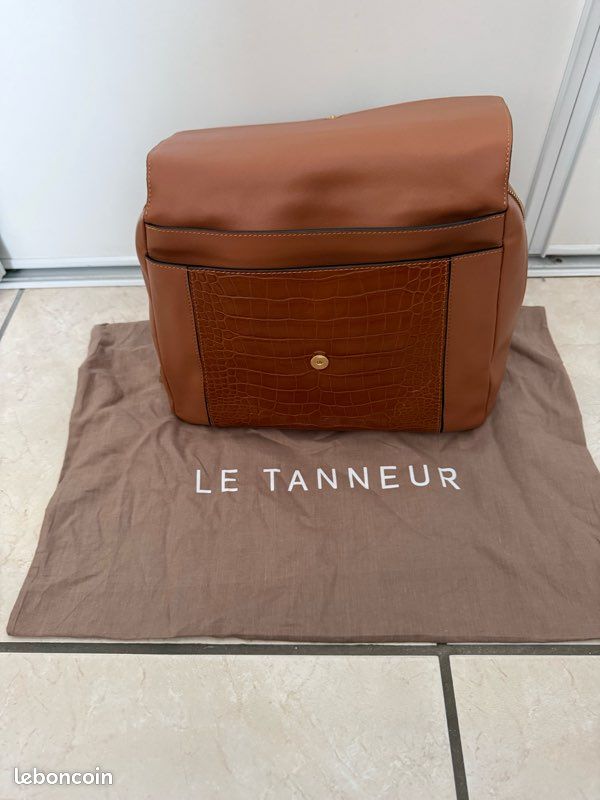 Sac à main porté épaule Le Tanneur cuir très bon état (image 3)