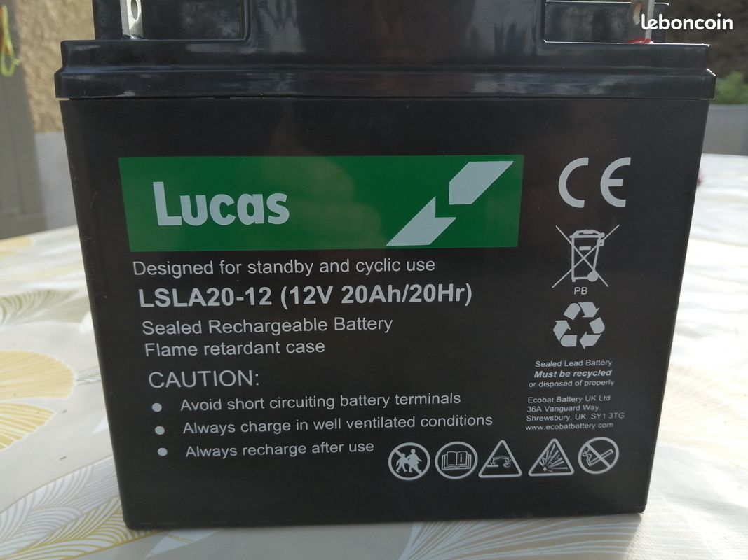 Batterie pour tondeuse autoporté (image 1)