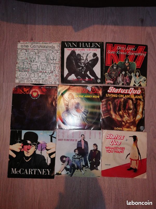 Lot vinyl 45t rock et pop internationale vintage (image 1)