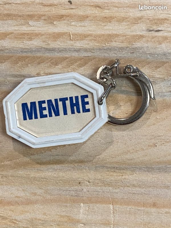 Ancien porte-clés en plastique Pastille Vichy (image 1)