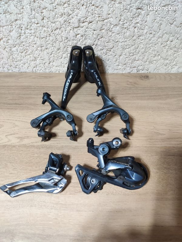 Freins Campagnolo C-Record Cobalto Vintage - Étriers Avant & Arrière Années 80
