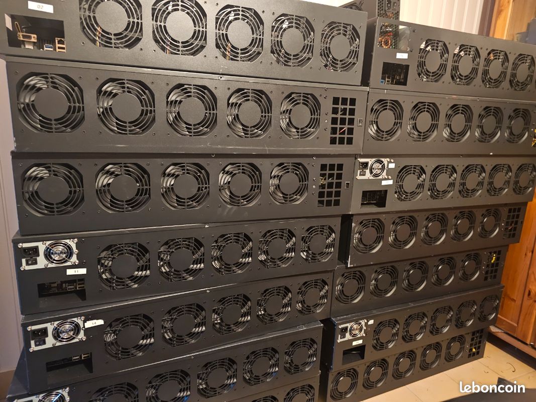 Ferme de minage crypto ASIC/GPU - Accessoires informatique