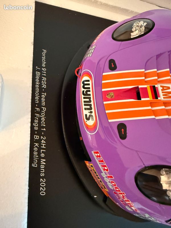 Sparky Porsche 911 Rsr Team Project 24h Le Mans 2020 Mentos Color Blanco