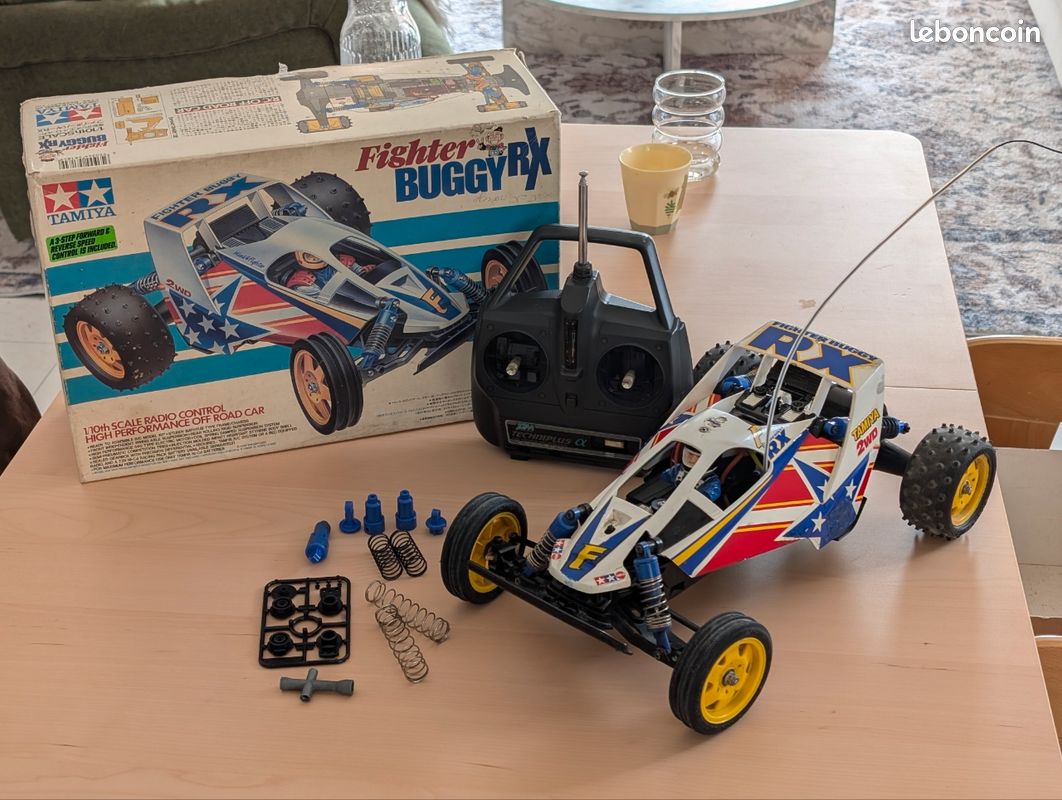 Tamiya Fighter Buggy RX 1/10 - Vintage à Restaurer - Pour Pièces