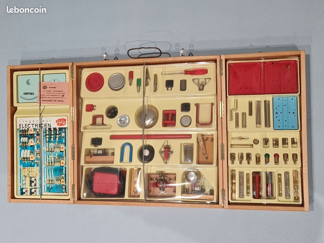 Coffret Radionic - Jeu De Découverte De L'Électricité - Electronic Kit Vintage