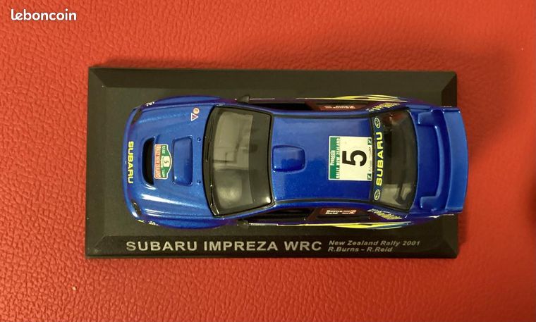 Ixo 1/43 Subaru Impreza WRC Rallye Monte-Carlo 2001 N°5 - Richard Burns