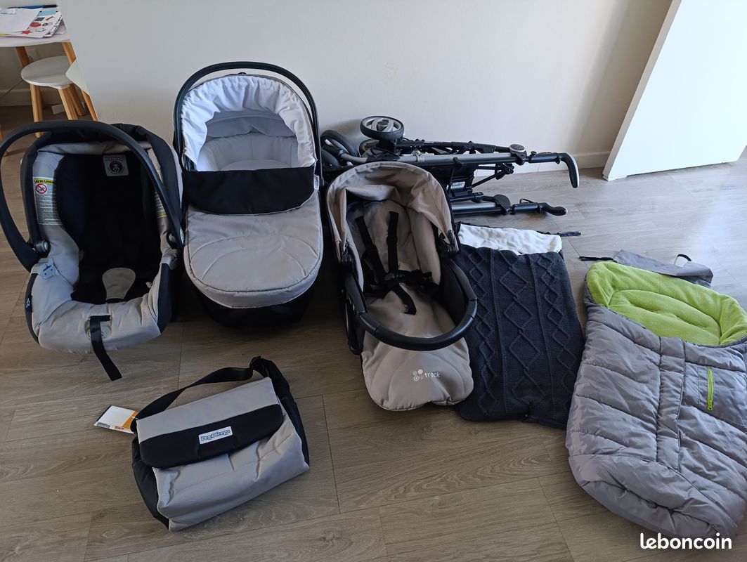 Poussette Peg Perego Trio Pliko P3 Compact sac à langer