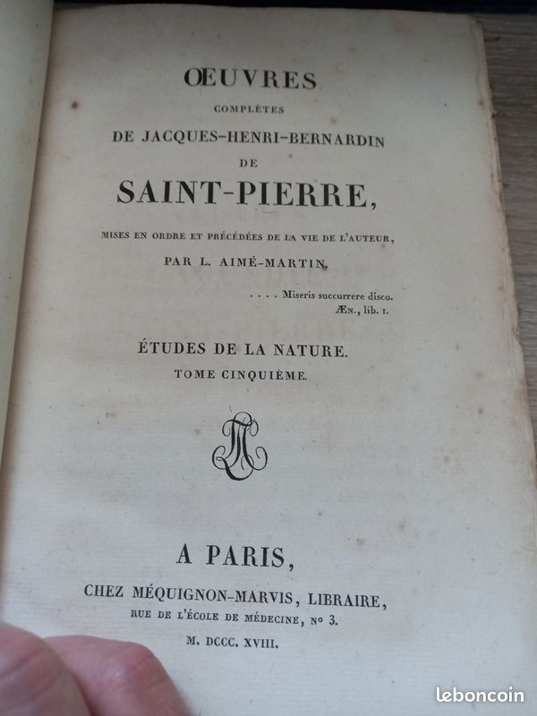 1818 oeuvres complètes de Jacques Henri Bernardin de Saint-pierre (image 6)