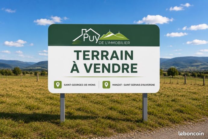 Terrain 1075 m² Pulvérières