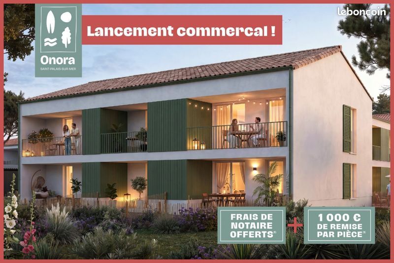 Maison 4 pièces 91 m² · à Saint-Palais-sur-Mer · 91 m² · 419 000 €