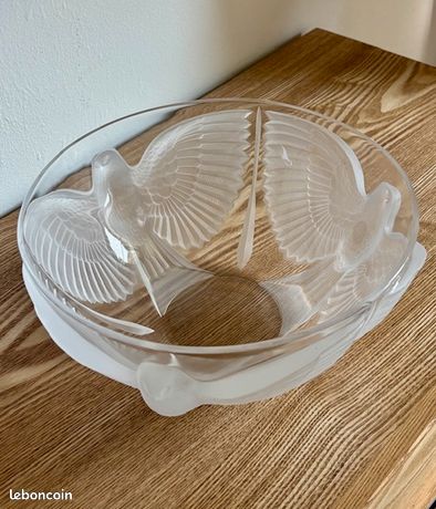 Plat à cake en Cristal modèle Romance de JG Durand avec boîte