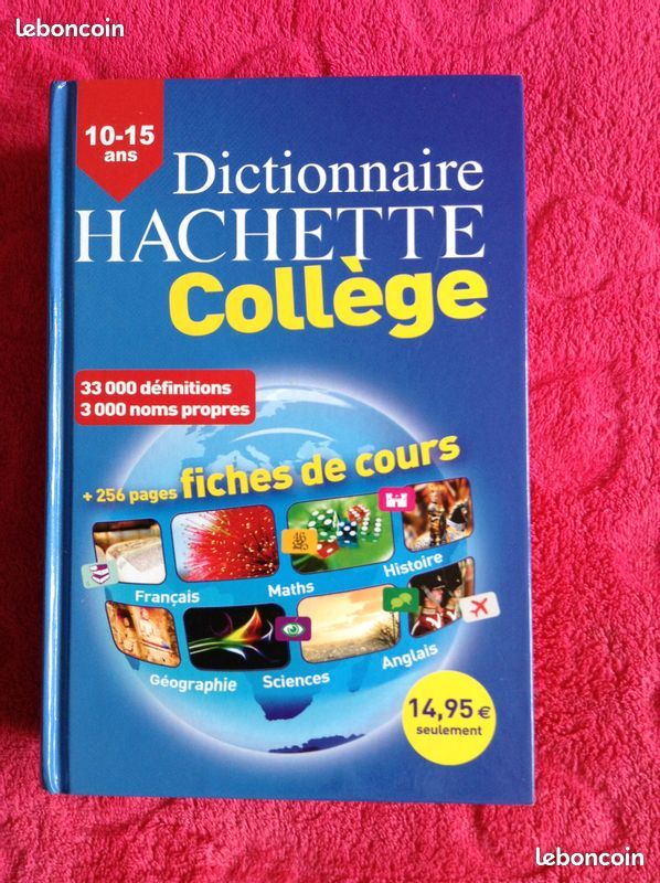 Dictionnaire Hachette "Collège" (image 1)