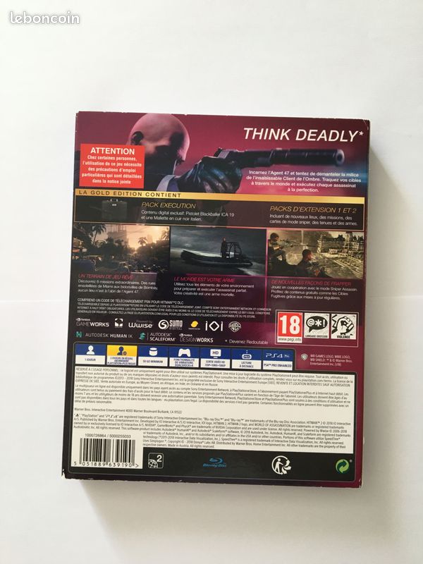 Hitman 2 ps4 gold edition (image 2)