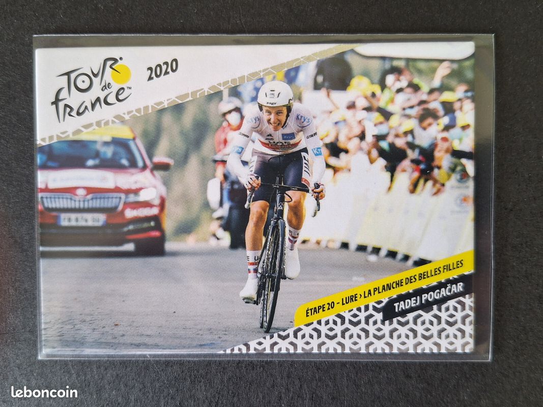 Tadej Pogacar Cycliste 2020 Tadej Pogacar ROOKIE Maillot Blanc