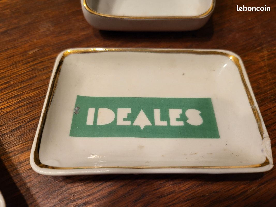 Lot de cendriers vintage porcelaine (image 7)