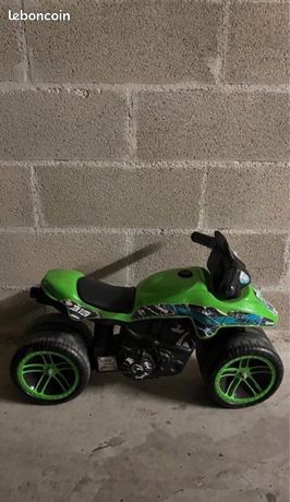 Porteur Falk Baby Moto Kawasaki Bud Racing - Vert - Porteur/Porteur 2 Porteur Falk Baby Moto Kawasaki Bud Racing - Vert - Porteur/Porteur 2
