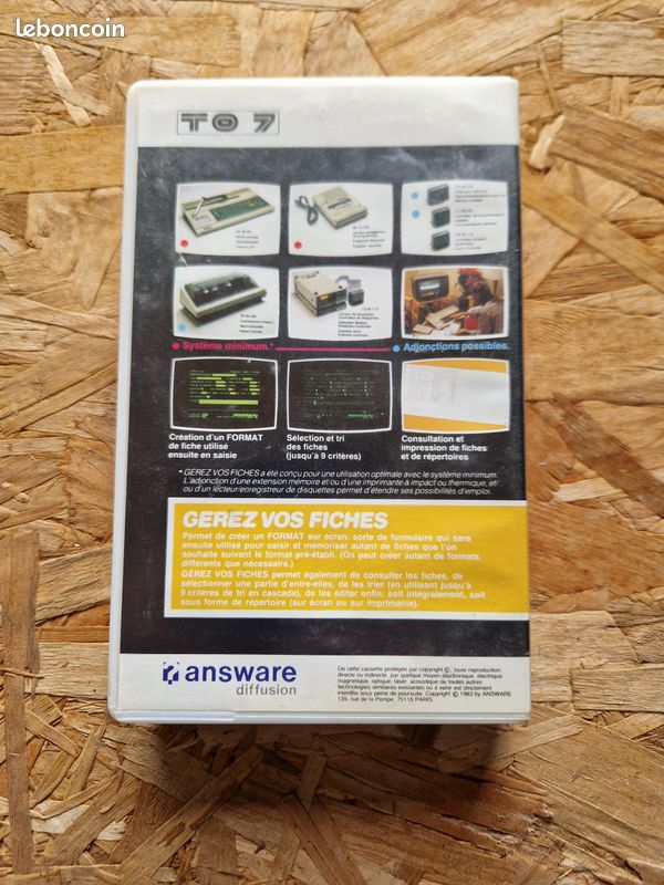 PUBLICITÉ PLV POUR ordinateur thomson t07 to7 mo5 m05 rare EUR 9,00 - FR