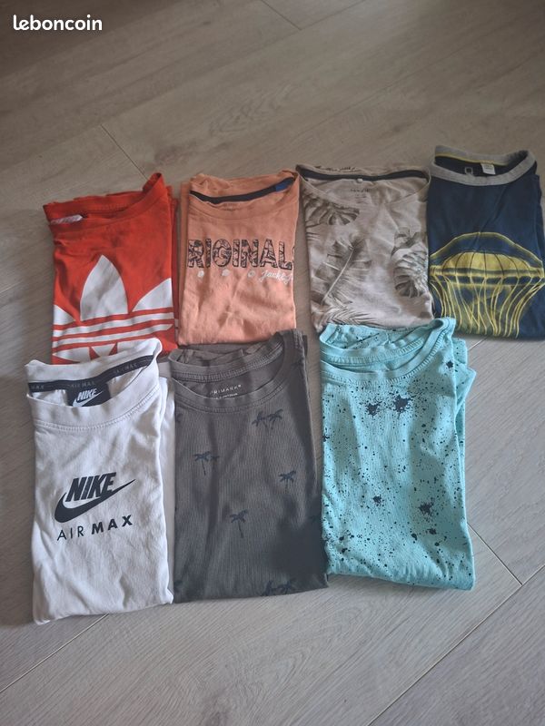 Lot vêtements garçon 7/8 ans – Nike Adidas Orchestra – Très bon état (image 1)