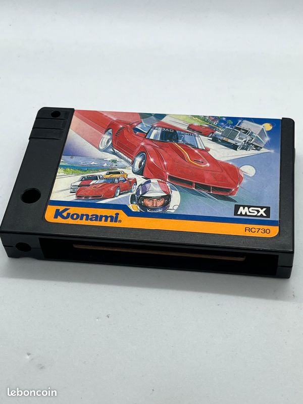 Cartouche MSX Road Fighter Konami 1985 - Jeux vidéo