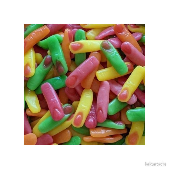 Bonbons Jelly mania doigts lisses sachet de 1 kg NEUF (image 1)