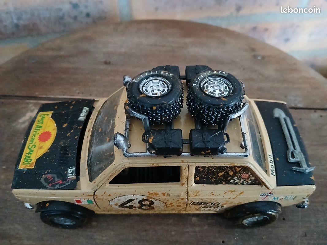 Politoys Sb 1/25 – Fiat 128 Rally East African Safari – Occasion Sans Boîte