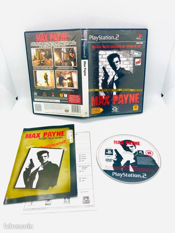 Max Payne 2: The Fall of Max Payne – PS2 - Bon état - Complet