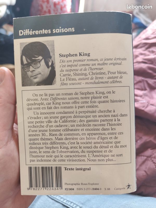 Différentes saisons Stephen King (image 2)