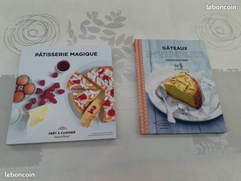 Lot de 2 livres cuisine pâtisserie neufs (image 1)