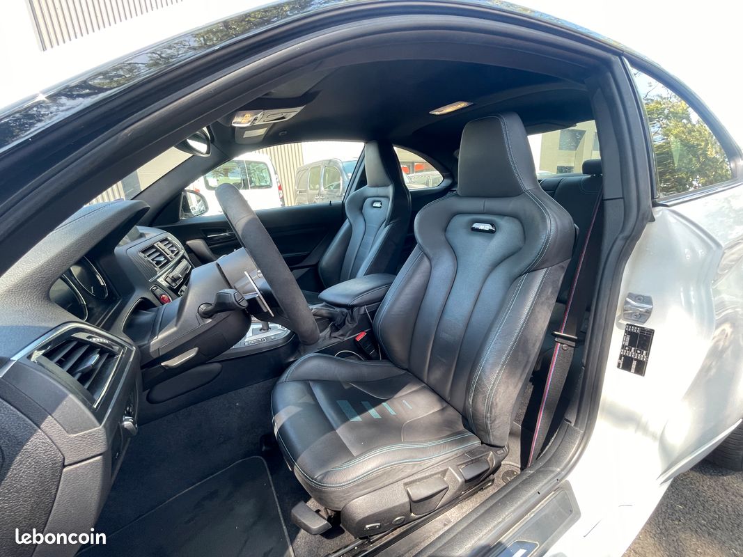 BMW M2 Compétition F87 – 410ch DKG7 – Blanc Alpin - Gros Freins M Sport - Sièges M2 (image 8)