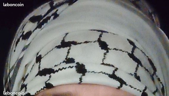 Foulard Keffieh palestinien traditionnel solidaire Hébron (image 4)